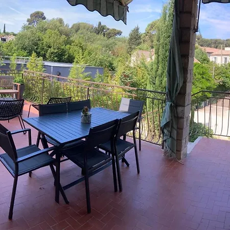 De Avec Terrasse Privative Jardin Et Parking Pres Des Plages דירה