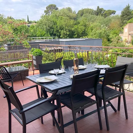 דירה De Avec Terrasse Privative Jardin Et Parking Pres Des Plages טולון